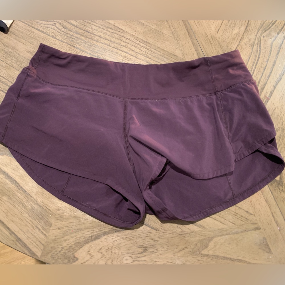 Lululemon speed shorts size 6